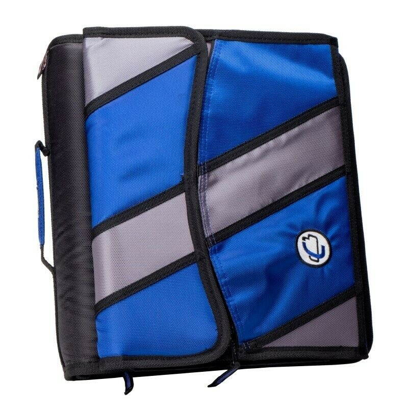 Case It 271279 Sidekick Zipper Binder With Removable Expanding File, 3 Rings, 2"