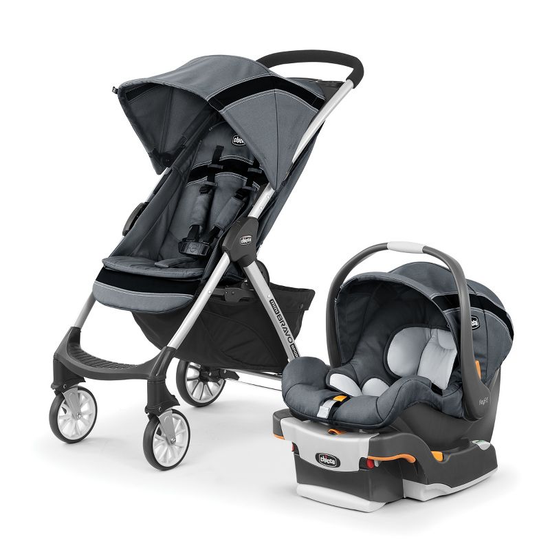 Cybex Eezy S+2 Travel System with Aton 2 Infant Car Seat - Deep Black