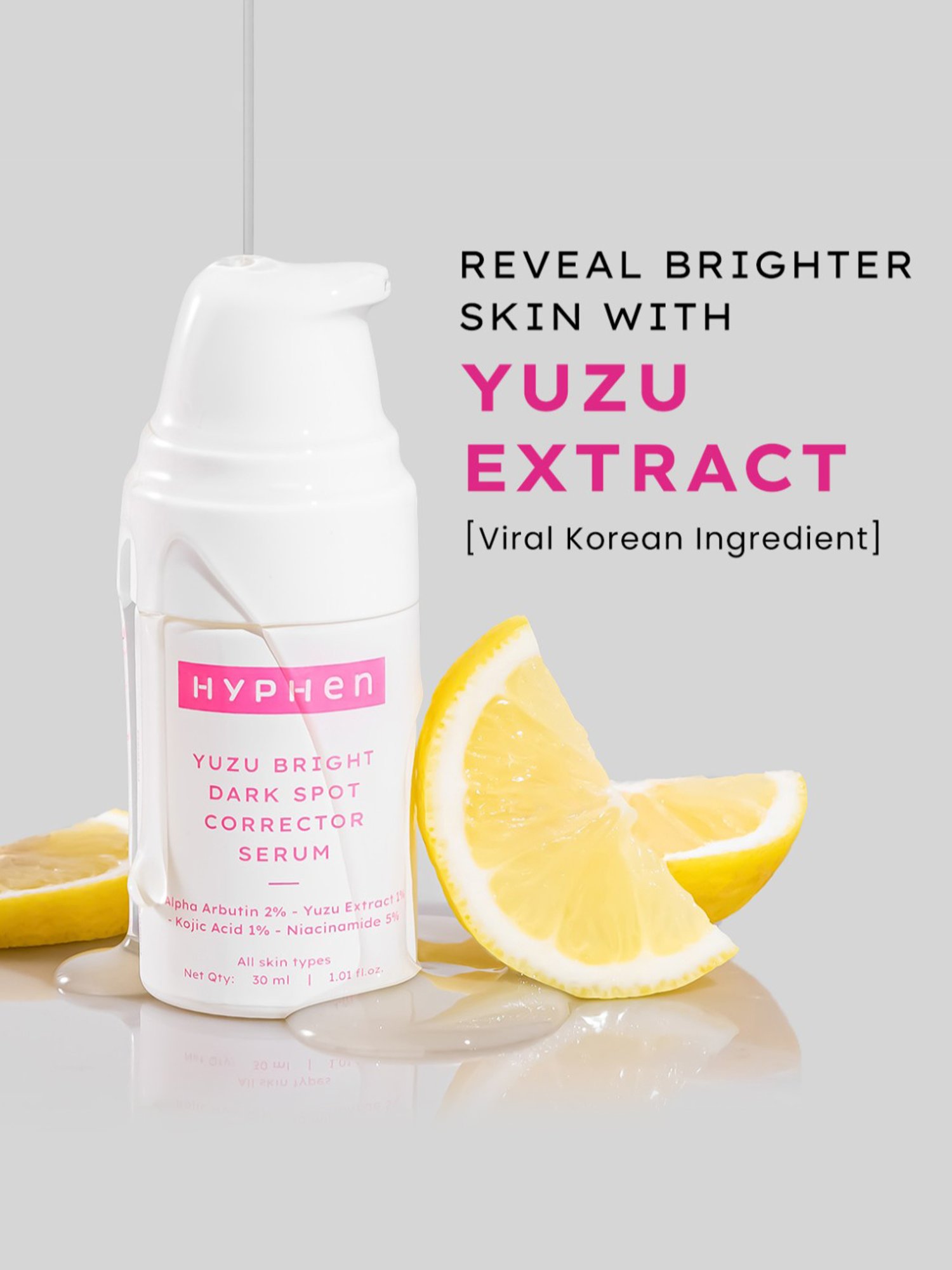 Hyphen Yuzu Bright Dark Spot Corrector Serum - 30 ml