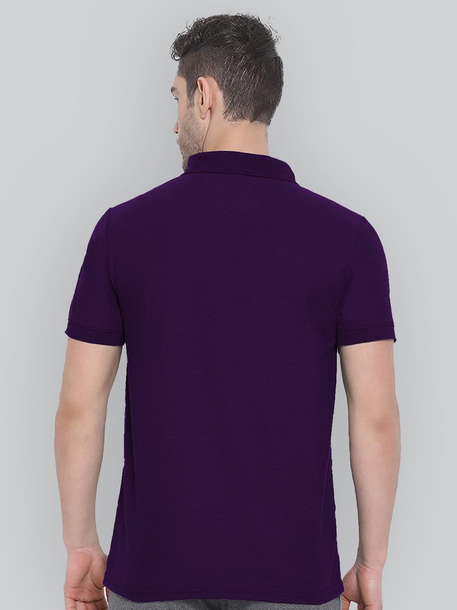 Lux Nitro Purple Regular Fit Polo T-Shirt