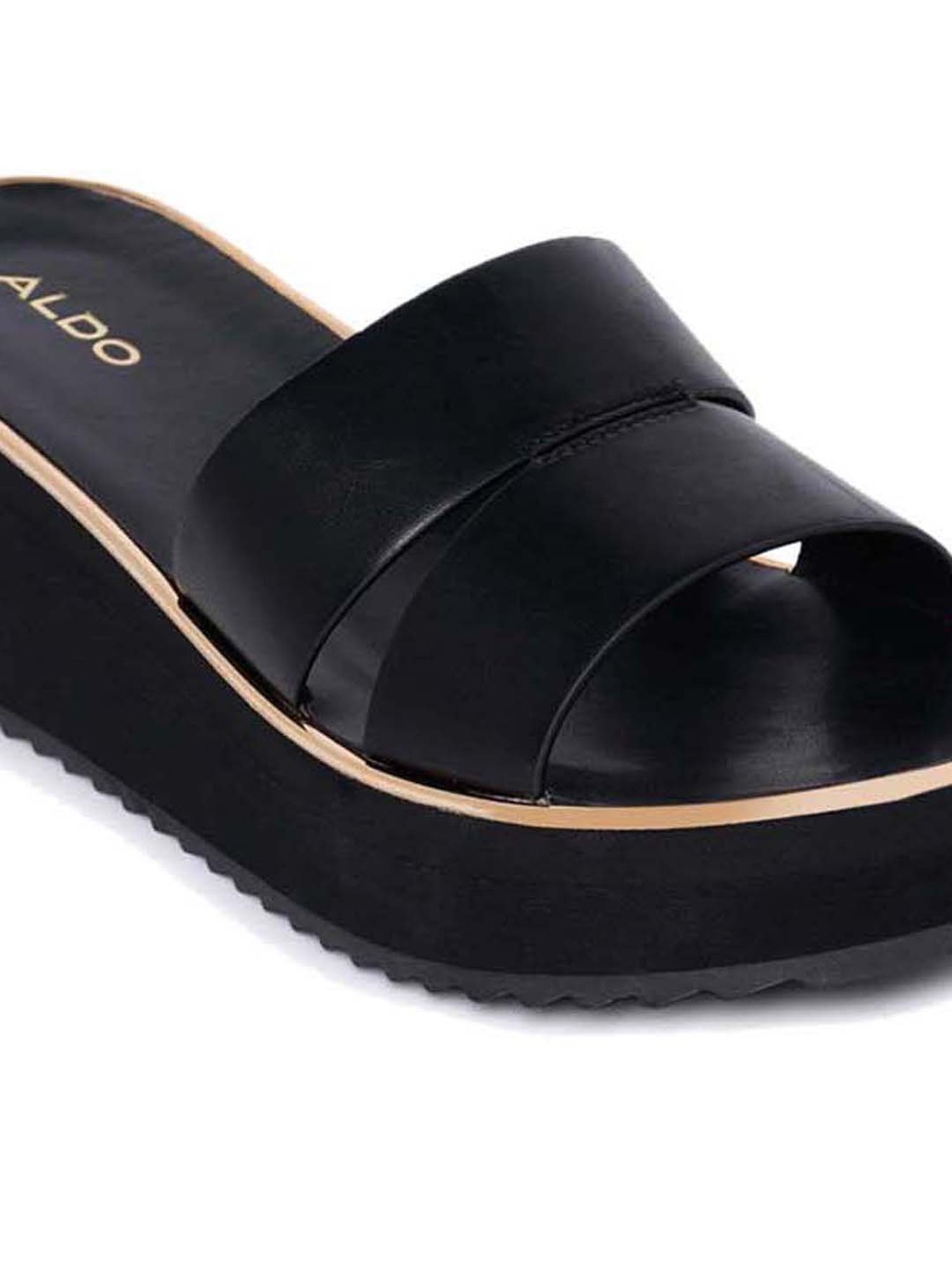 Aldo Women's Black Casual Wedges
