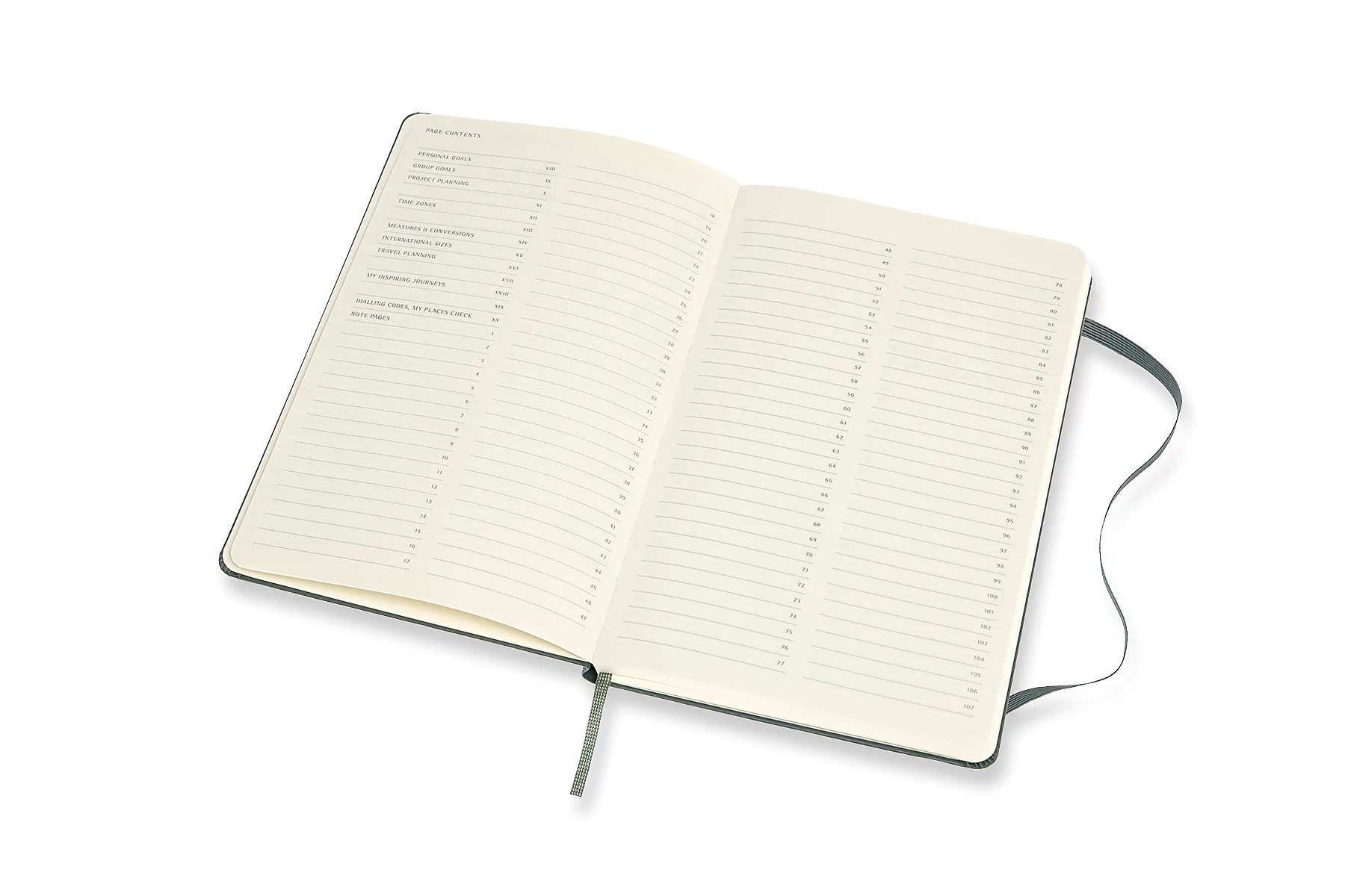 Moleskine MSKN PRO Notebook Large (5x8.25) Forest Green 620763