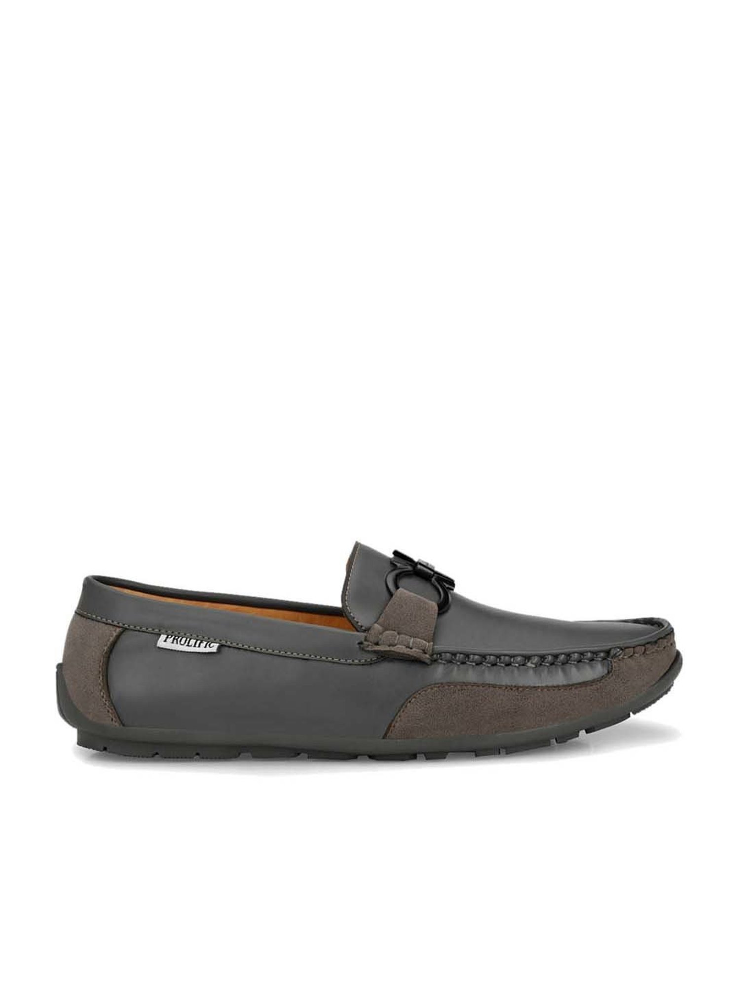Prolific Men's Grey Casual Loafers