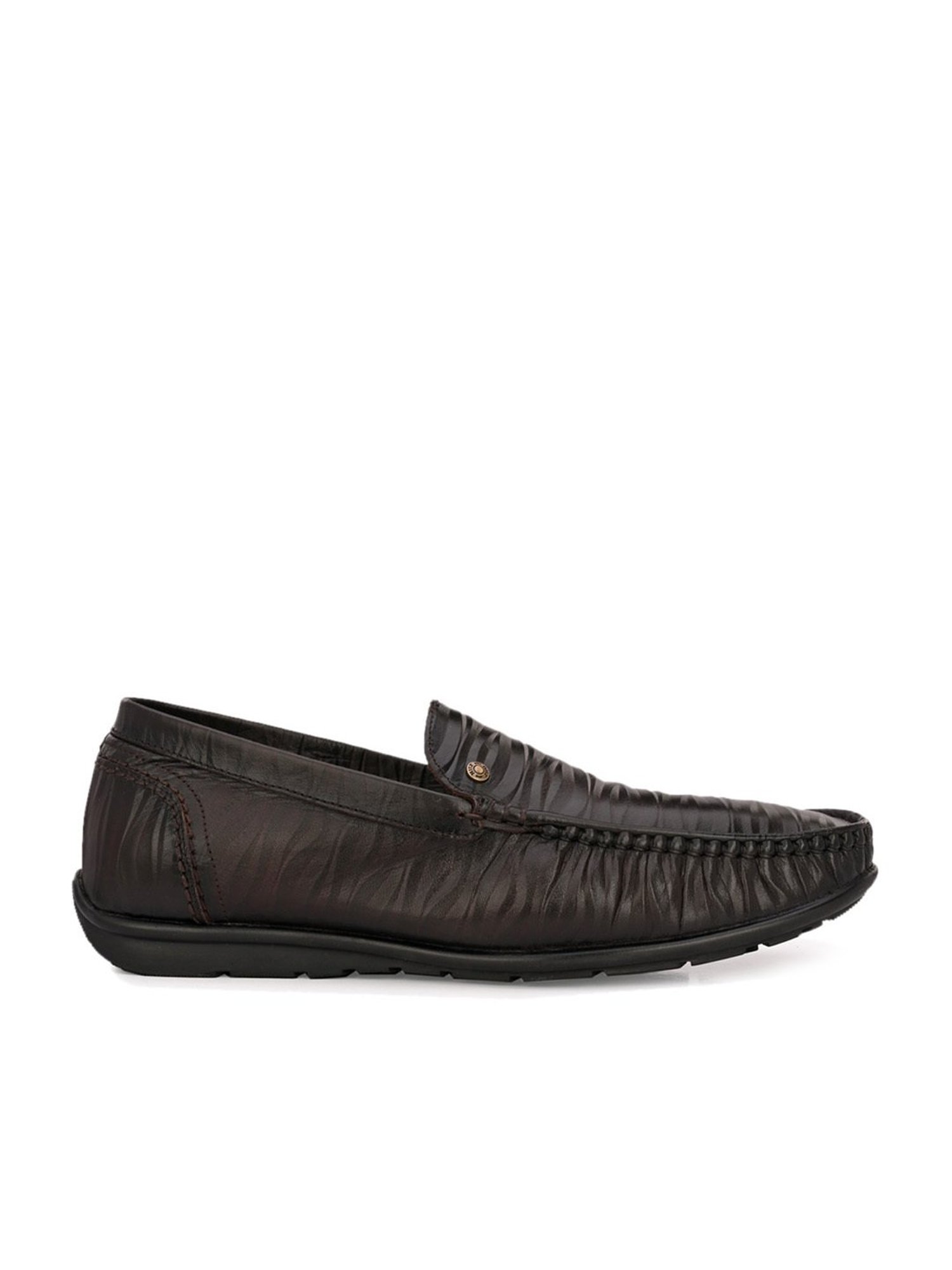 Hitz Men's Brown Casual Loafers