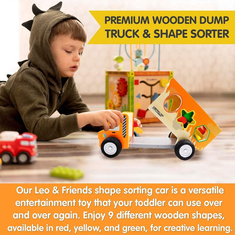 Leo & Friends Shape Sorting Dump Truck