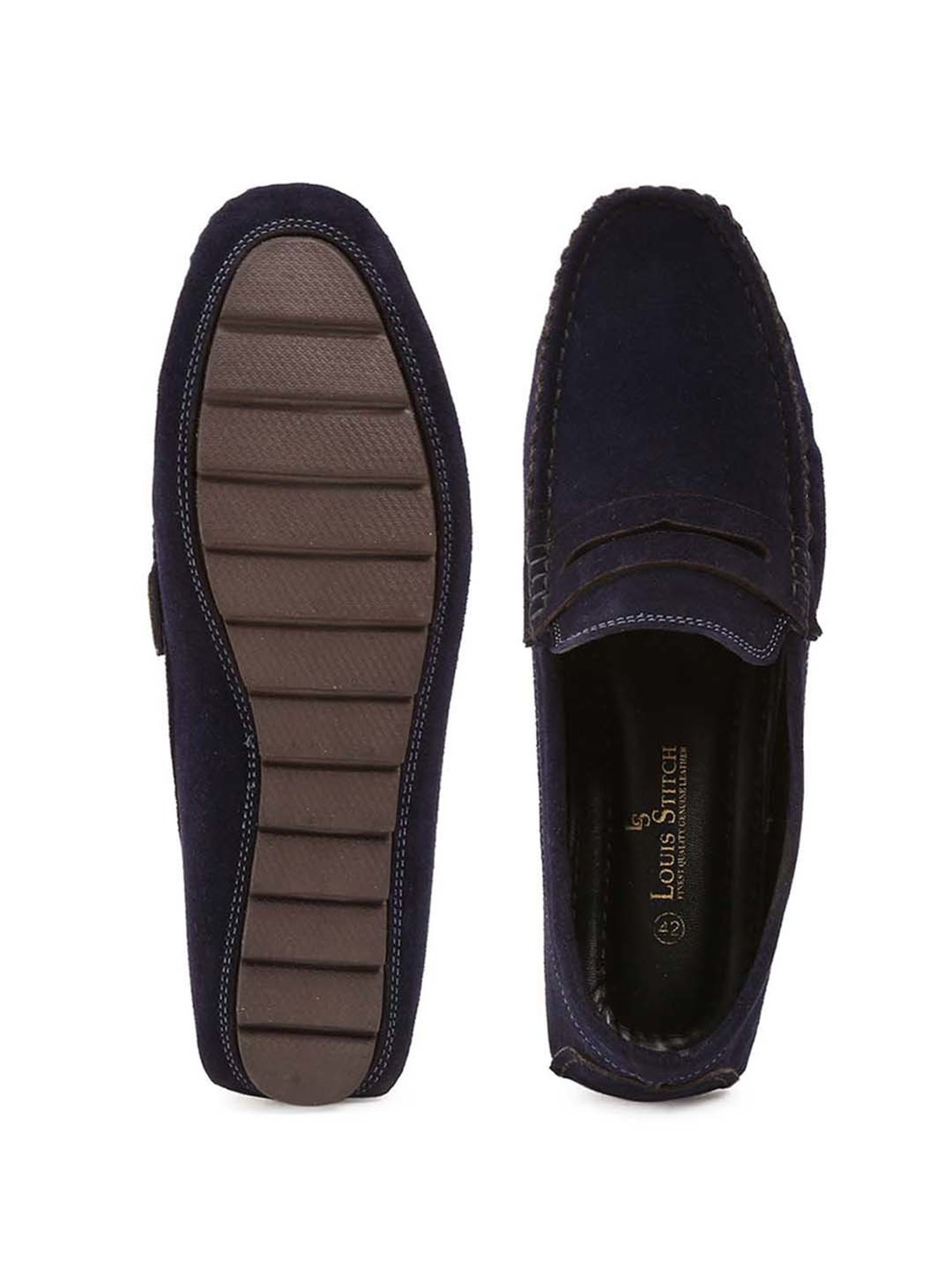 Louis Stitch Men's Federal Blue Casual Loafers