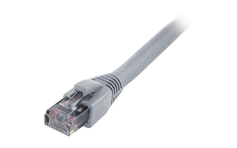 Comprehensive Cat5e 350 Mhz Snagless Patch Cable 75ft Gray - 75 ft Category 5e Network Cable for Network Device - First End: 1 x RJ-45 Male Network