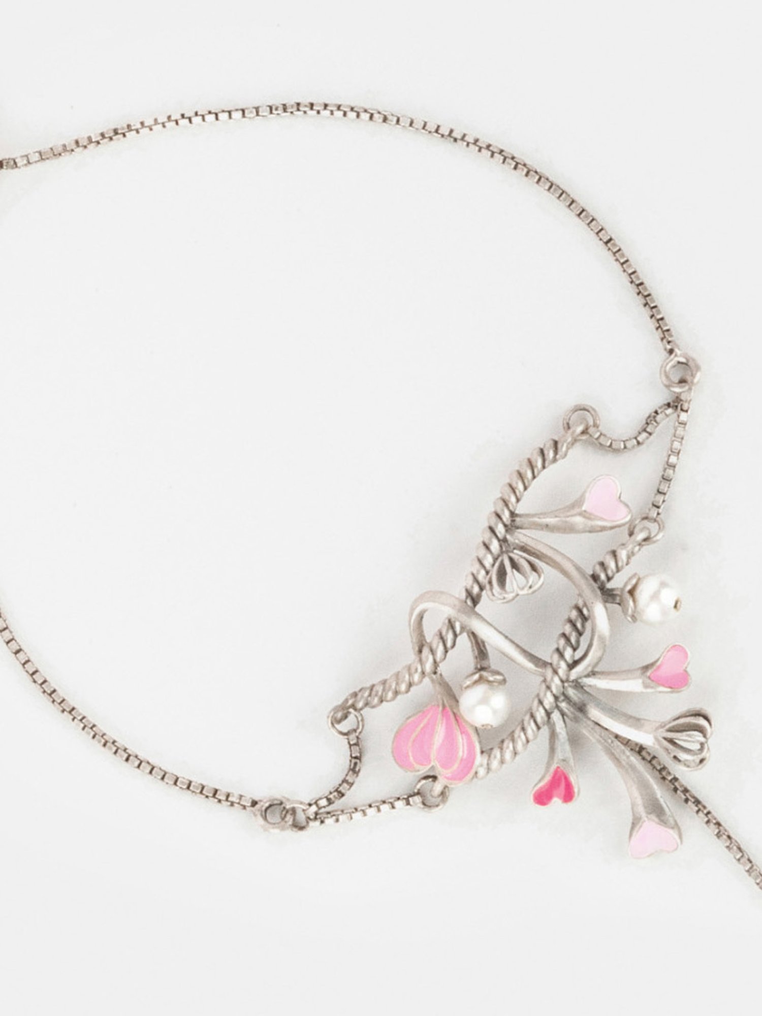 Shaya 92.5 Sterling Silver For the Love of Learning Heart Bracelet for Women