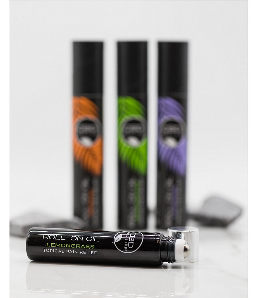 CBD for Life Roll-On Oil Topical CBD Pain Relief - Lemongrass