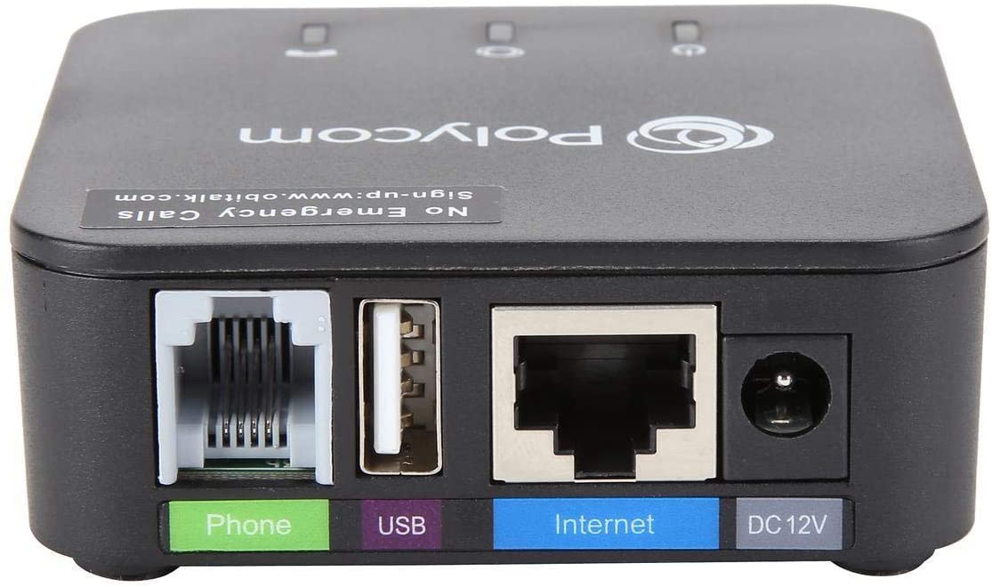 OBi200 1-Port VoIP Adapter with Google Voice and Fax Support for Home and SOHO Phone Service, Black