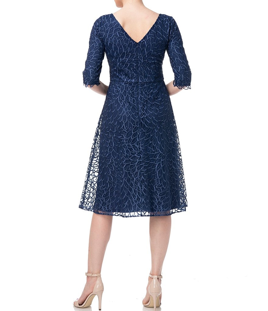 Alex Evenings Stretch Velvet Long Sleeve Ruched Beaded Accent Collar Boat Neck Blouse