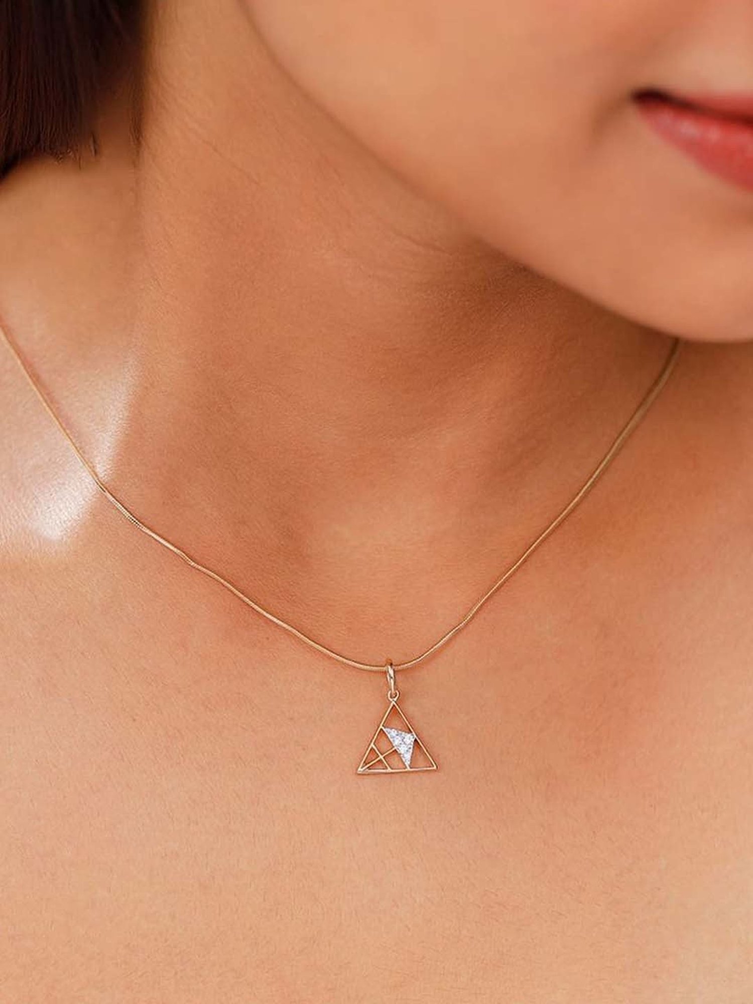 Mia By Tanishq 14K Yellow Gold Sagittarius Pendant for Women