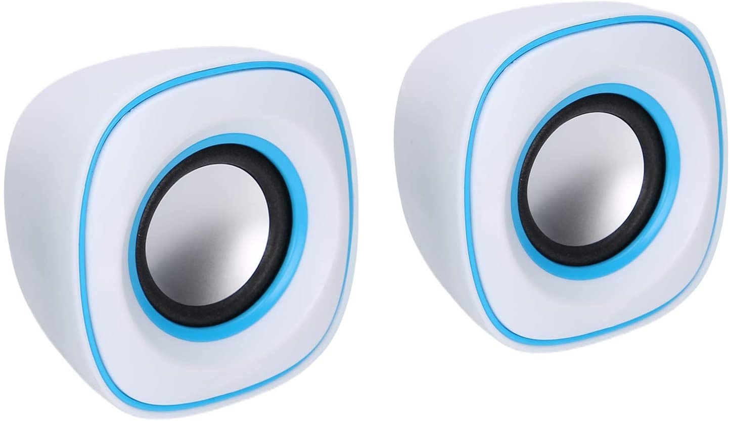 USB Speaker Desktop Loudspeaker Stereo Sound Plug and Play Sound Box Rich Stereo Mini Loudspeaker for notebooks laptops More Devices for Computer