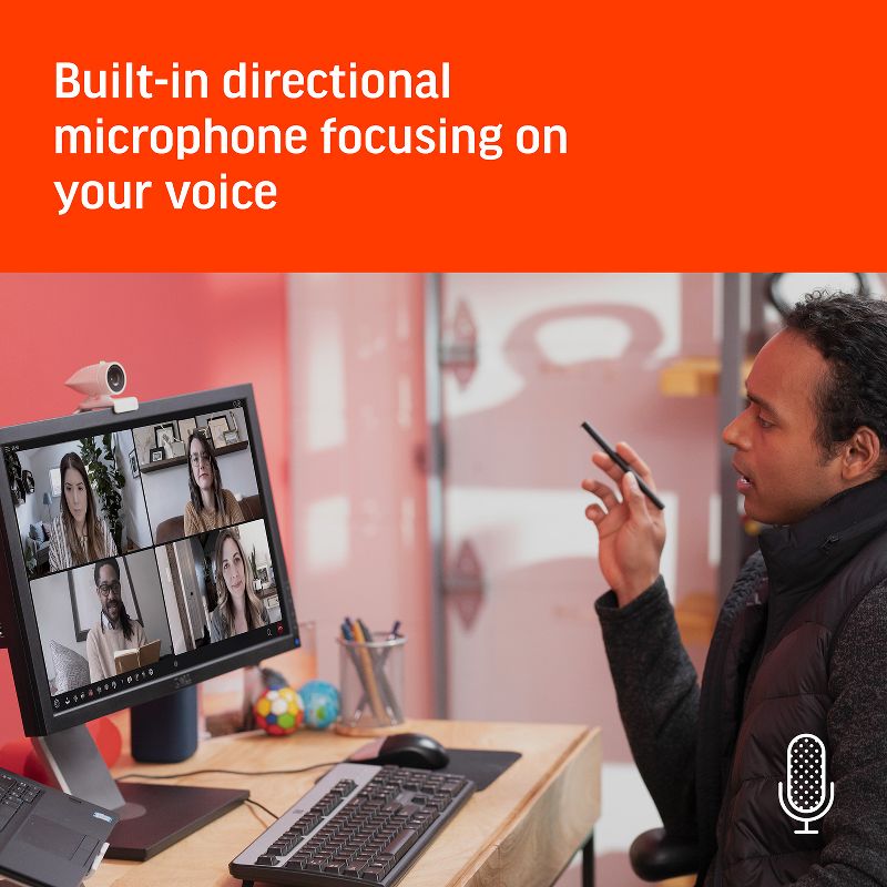 Logitech Conference Cam BCC950 Video Conference Webcam, HD 1080p Camera with Built-In Speakerphone