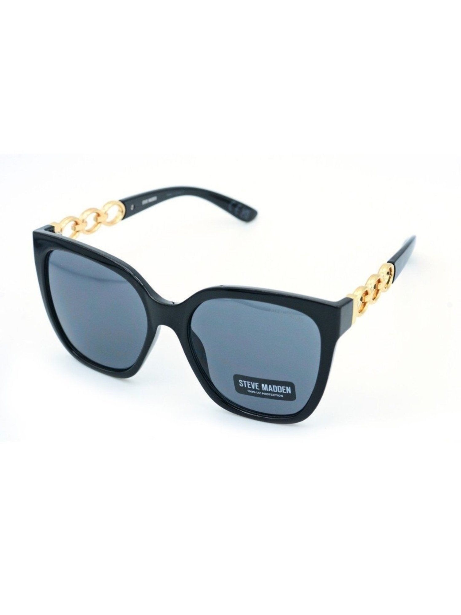 STEVE MADDEN Grey Square UV Protection Sunglasses for Women