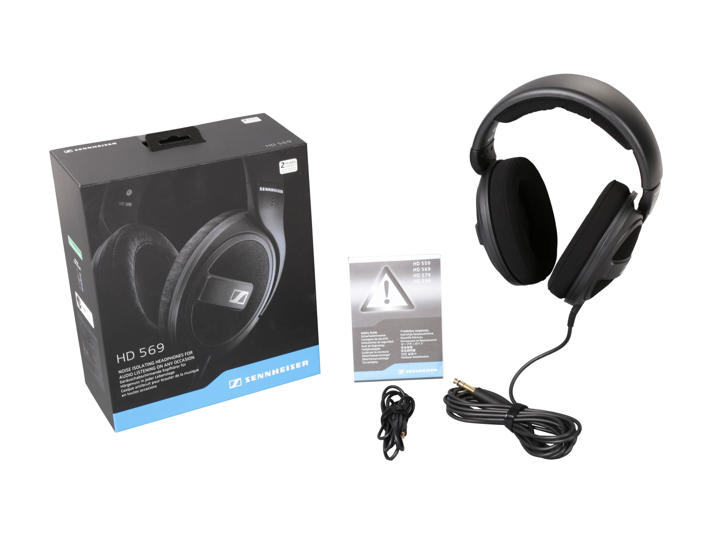 Sennheiser HD 569 Around-Ear Headphones - Black