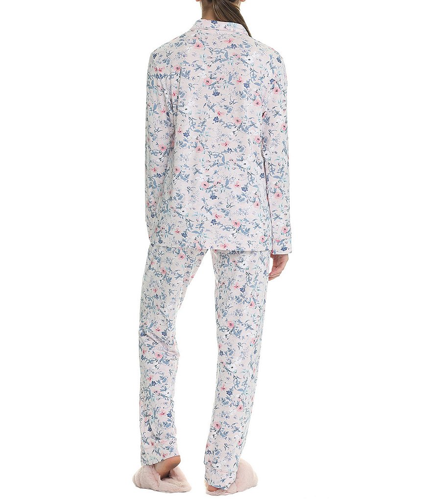 Cabernet Paisley Printed Woven Coordinating Pajama Set