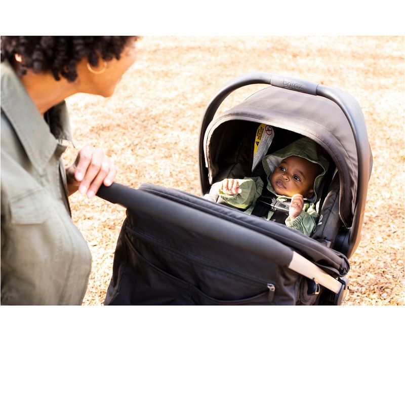 Cybex Eezy S+2 Travel System with Aton 2 Infant Car Seat - Deep Black