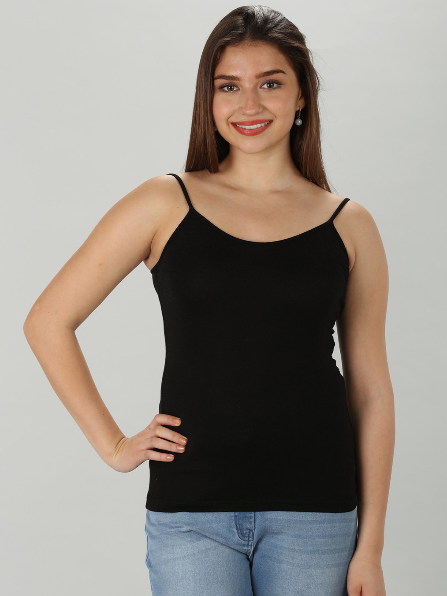 Mustard Black Camisole