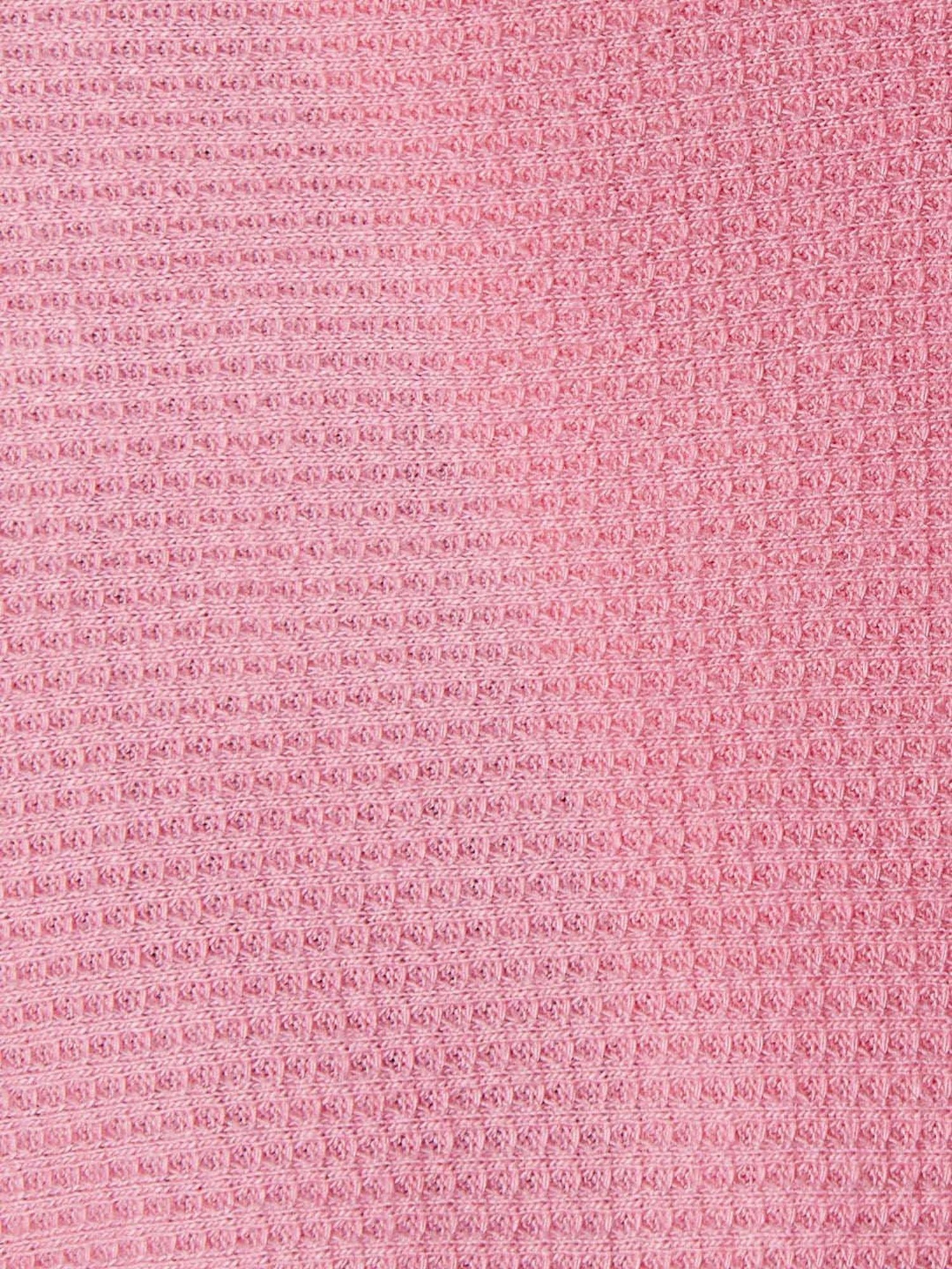 People by Pantaloons Pink Cotton Self Pattern Top