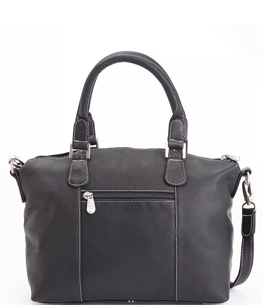 ROYCE New York Leather Luxury Travel Weekender Duffel Bag