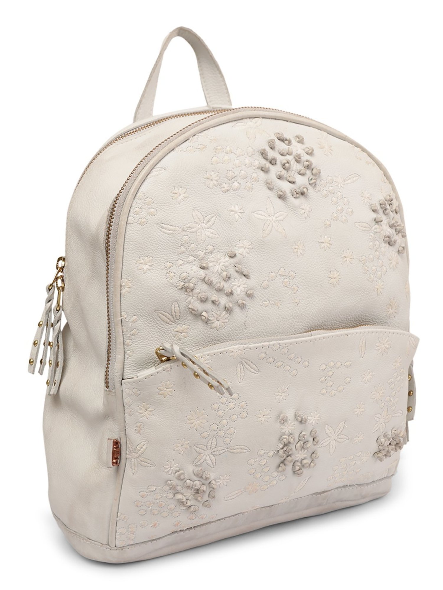 Tohl Tan Distressed Leather Backpack