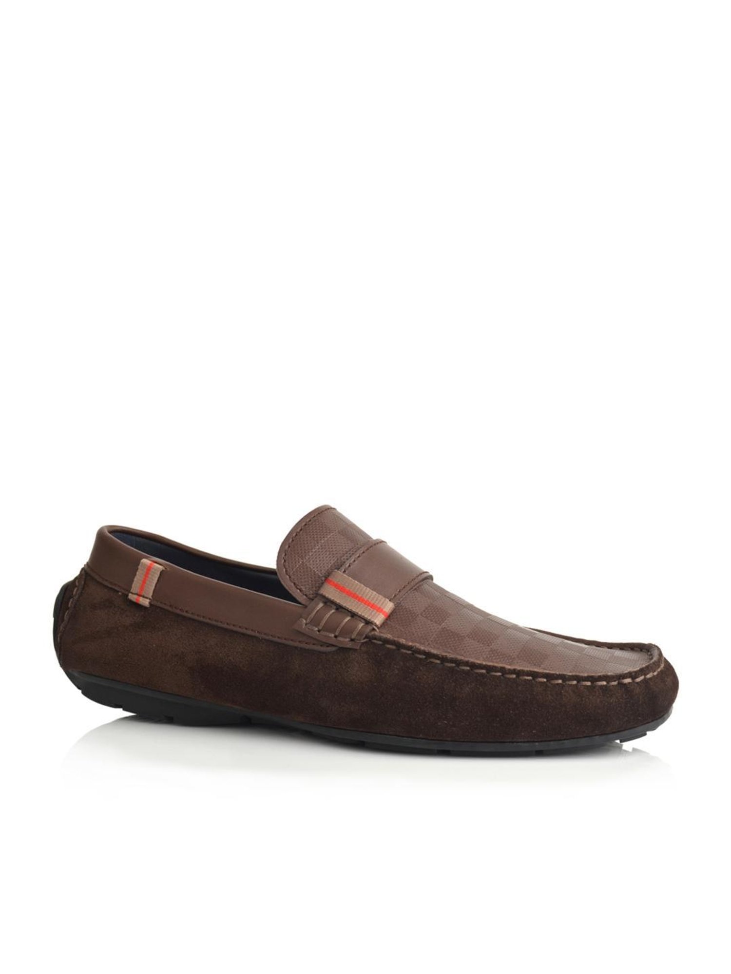 Language Shoes Men's Arena Driver Brown Loafers