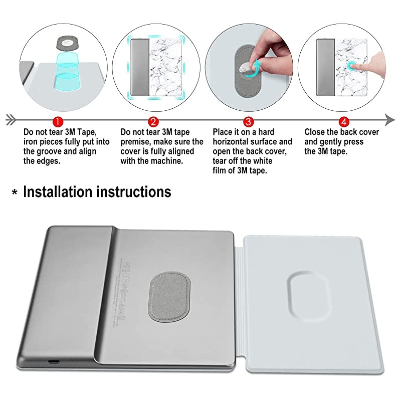 Colorful Case for All-New Kindle Oasis (10th Gen, 2019 Release & 9th Gen, 2017), Premium PU Leather Cover with Auto Wake/Sleep, Strong Adsorption for 7&rsquo;&rsquo;Kindle Oasis, The Boy and Fox