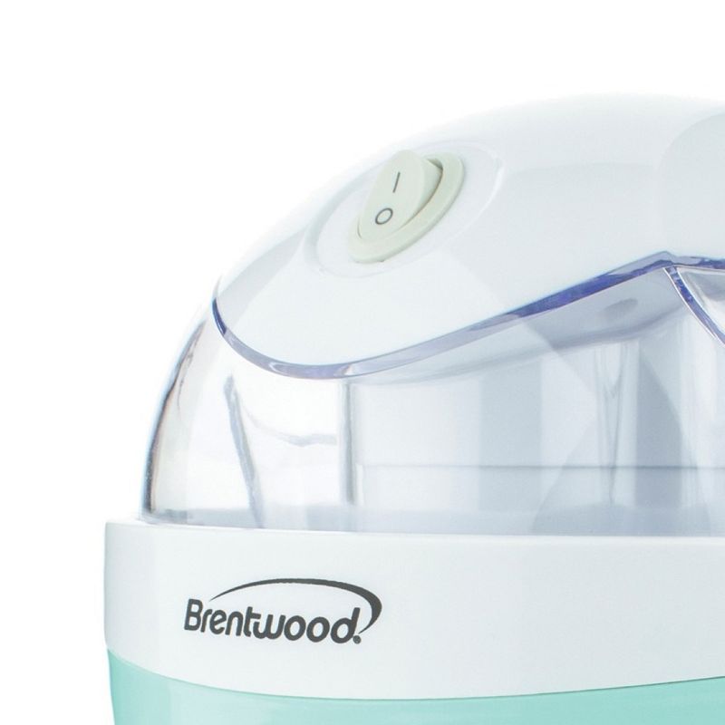 Brentwood 1 Quart Ice Cream and Sorbet Maker, Frozen Yogurt, Gelato, and Custard Machine in Blue