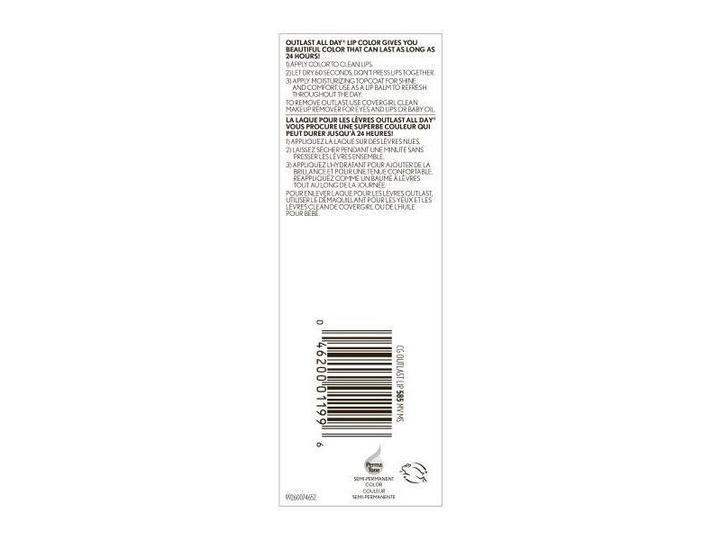 COVERGIRL Outlast Longwear Lipstick 585 Mauve Muse - 0.13oz
