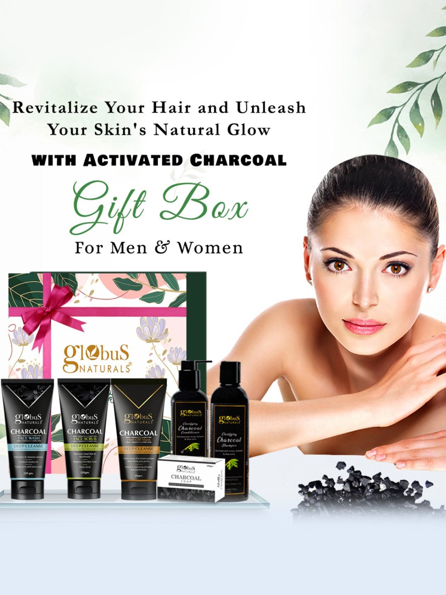 Globus Naturals Charcoal Detox Rakhi Gift Box - Set of 6