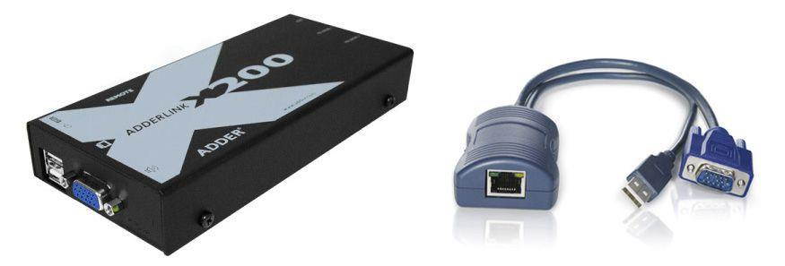 Adder X200-USB/P-US KVM/USB Extender (Receiver/Transmitter) Kit with USB CAM