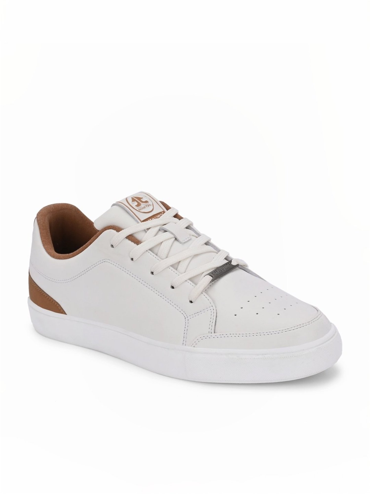 Off Limits Men's GINZA White & Tan Casual Sneakers