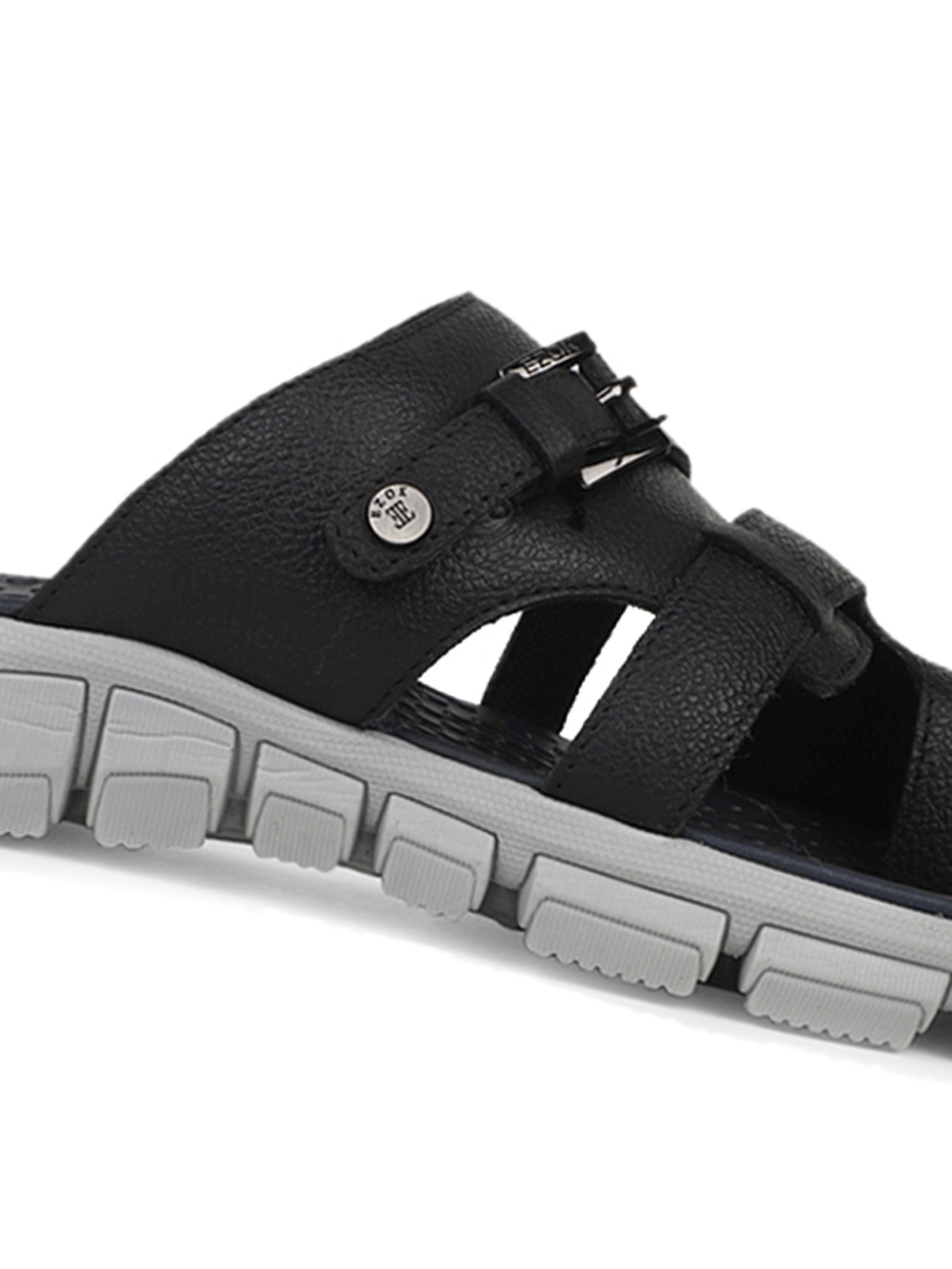 EZOK Men's Black Toe Ring Sandals