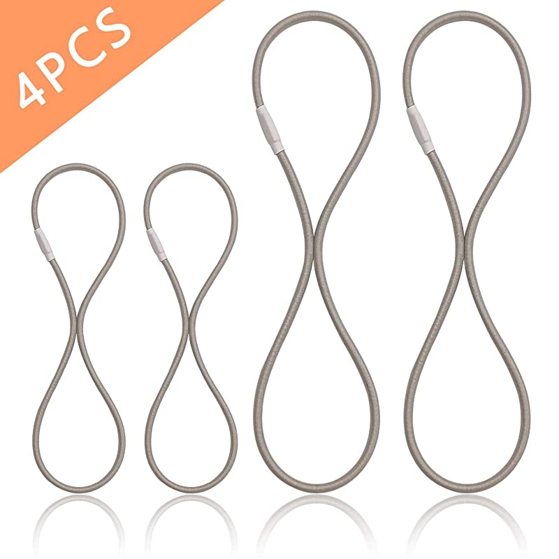 Universal Elastic Bands Replacement Antiaging Rubber Ring for Microphone Shock Mount Holder Clamp Clip Set of 4 Gray