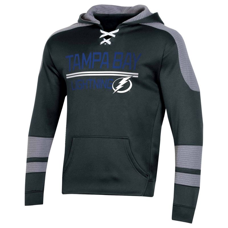 NHL Tampa Bay Lightning Men's Edge Poly Textured Hoodie - XXL