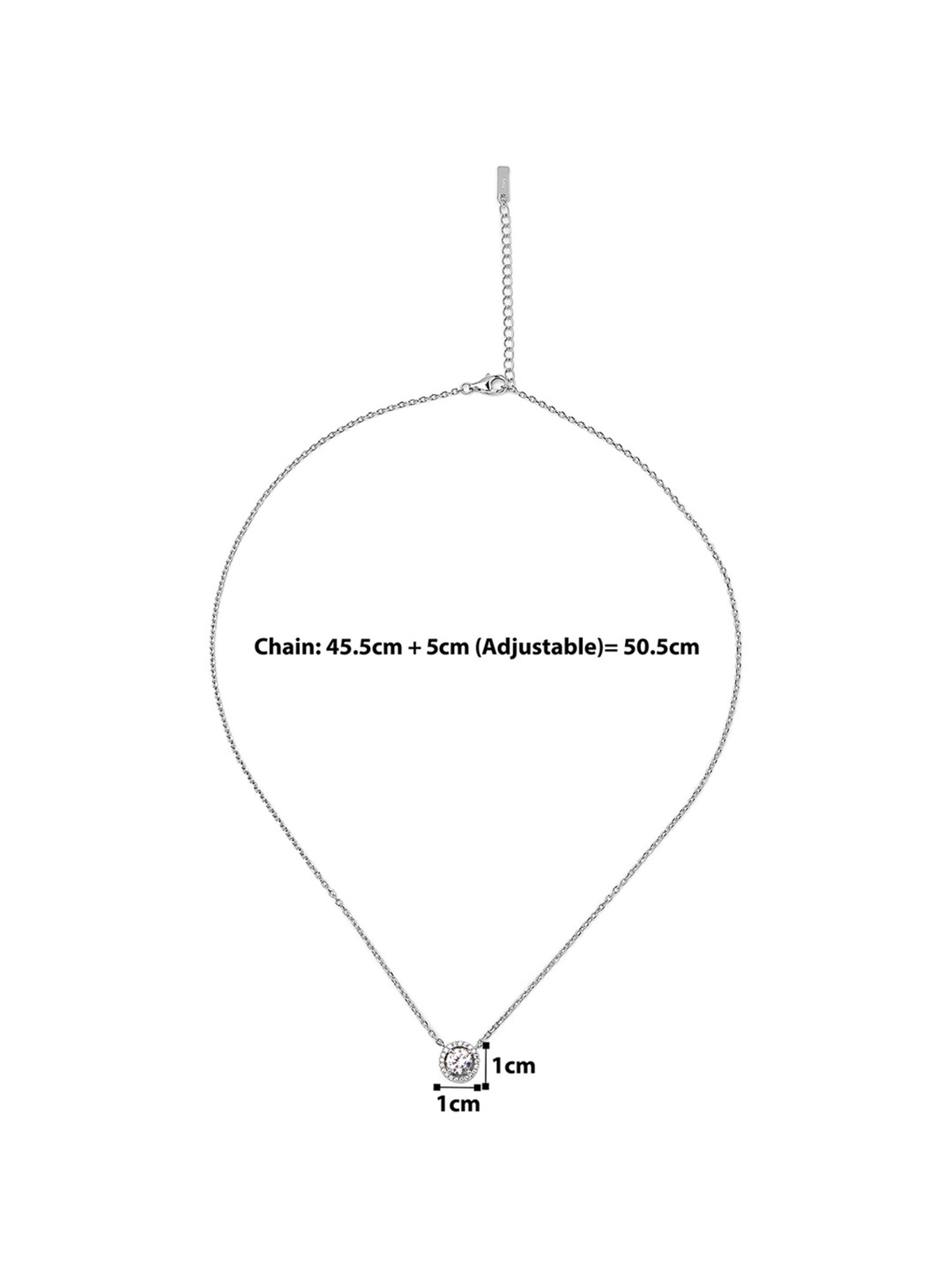 Silberry 92.5 Sterling Silver Pastel Ocean Necklace