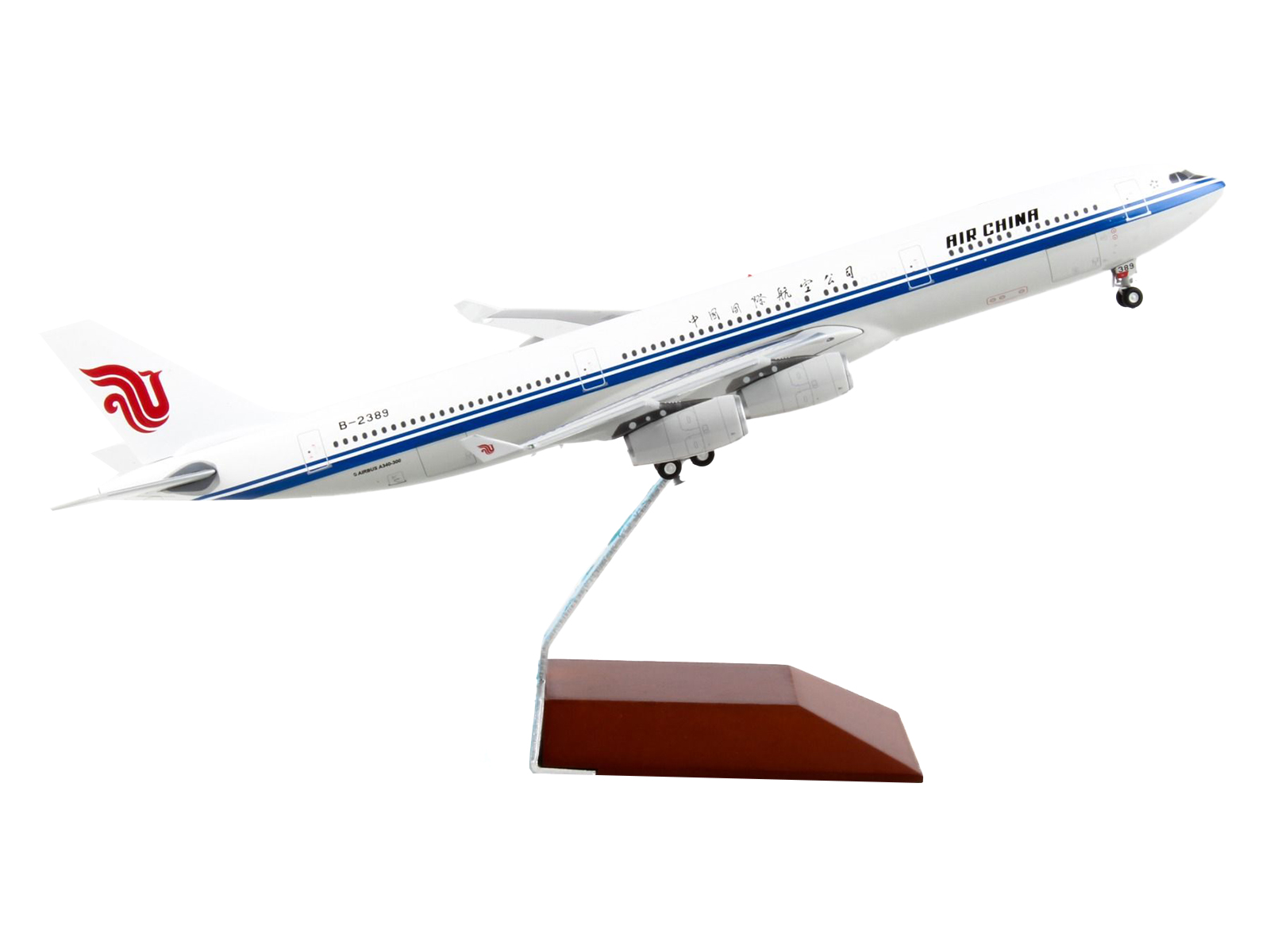Airbus A321neo Commercial Aircraft "American Airlines" (N413AN) Gray with Striped Tail 1/400 Diecast Model Airplane by GeminiJets