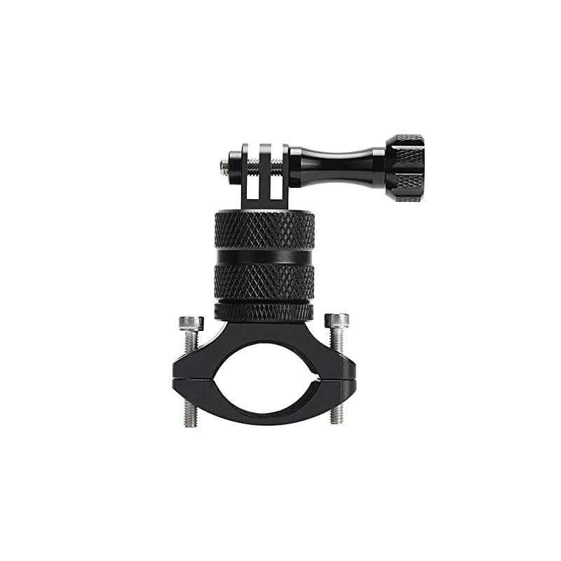 Bike Handlebar Mount Camera Holder Aluminium 360 Degree Rotation Motorcycle Mounts Seatpost Mount for GoPro Hero876 543+3 AKASO DJI Osmo Action SJCAM and Other Sports Cameras