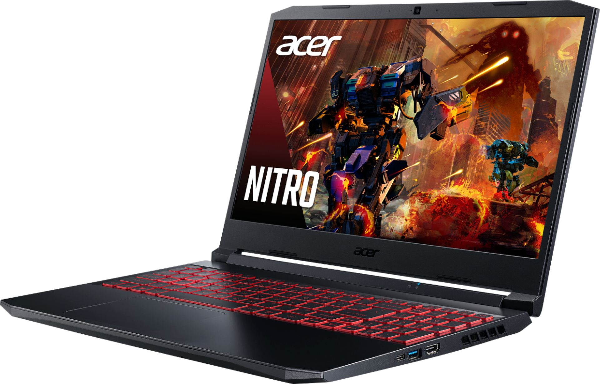 Acer - Nitro 5 &ndash; Gaming Laptop - 15.6" FHD &ndash; 11th Gen Intel Core i5 - NVIDIA GeForce GTX 1650 - 8GB DDR4 - 256GB SSD Notebook PC Computer AN515-57-584Y