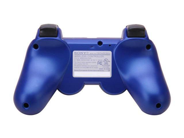 CHENGDAO PS3 Controller 2 Pack Wireless Dual Shock Gamepad for Sony Playstation 3 with Charging Cord (Black + red )