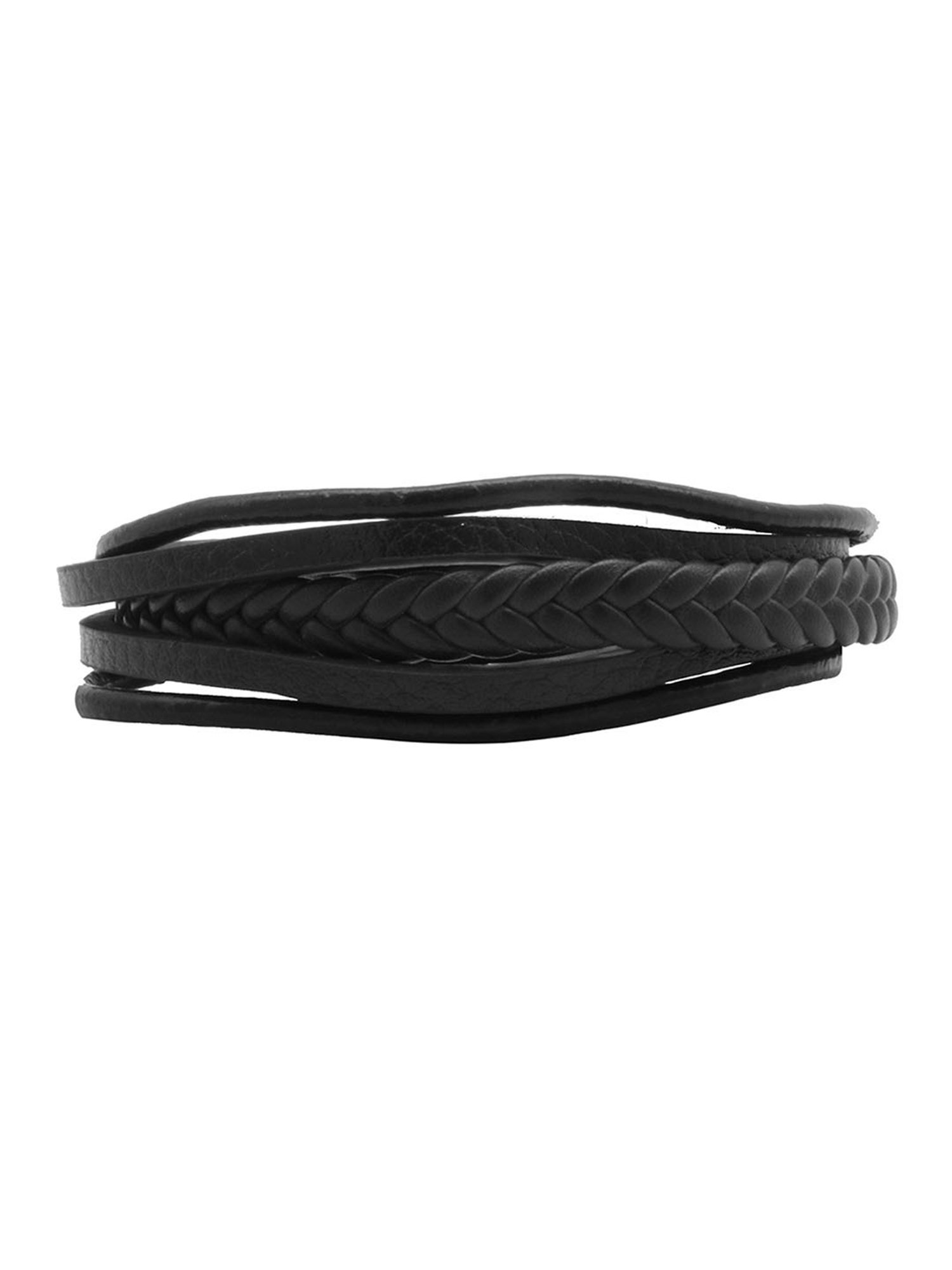 Joker & Witch All Black Charles Multi-strand Black Men's Bracelet
