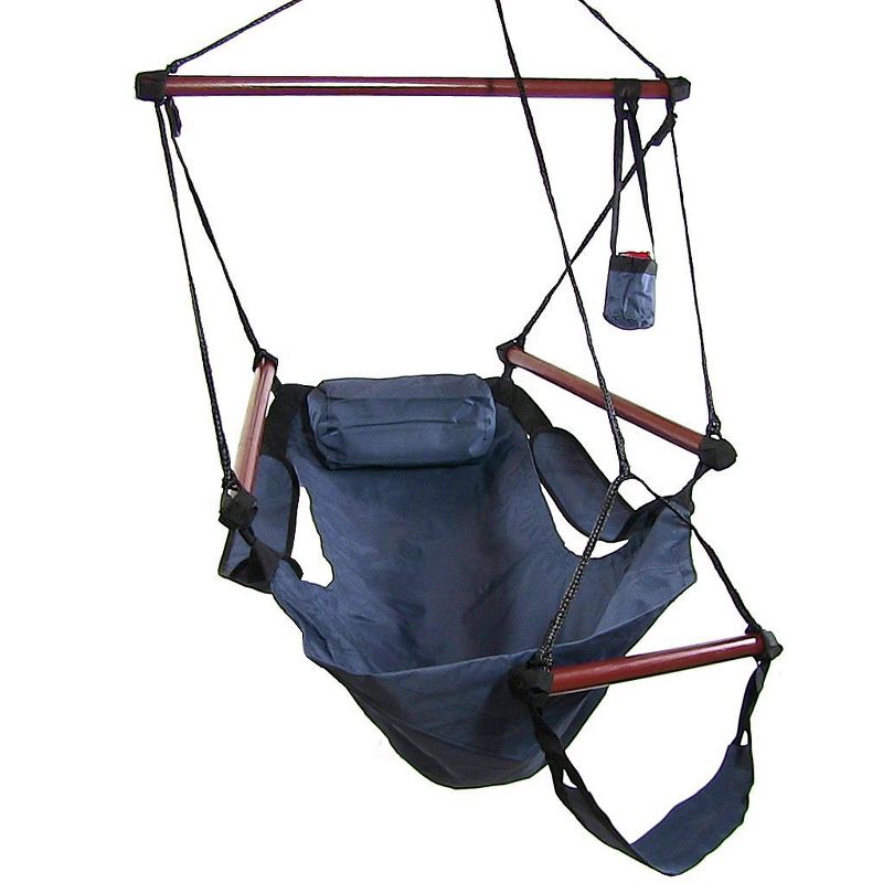 Web Spinner Swing 24" Diameter - Black - Sorbus