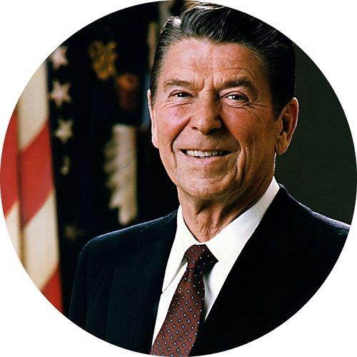 Ronald Reagan Round THICK Mousepad Mouse Pad Great Gift Idea