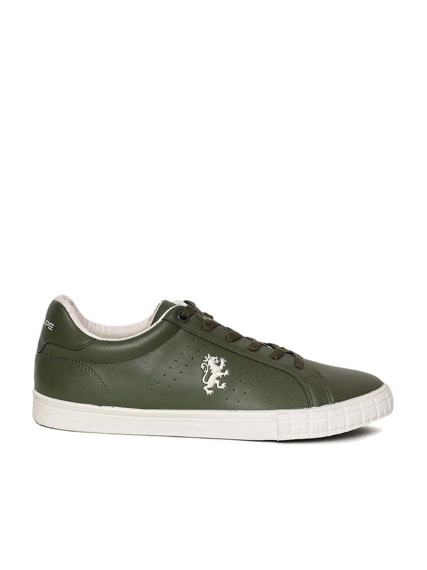 Red Tape Men's Olive Green Casual Sneakers