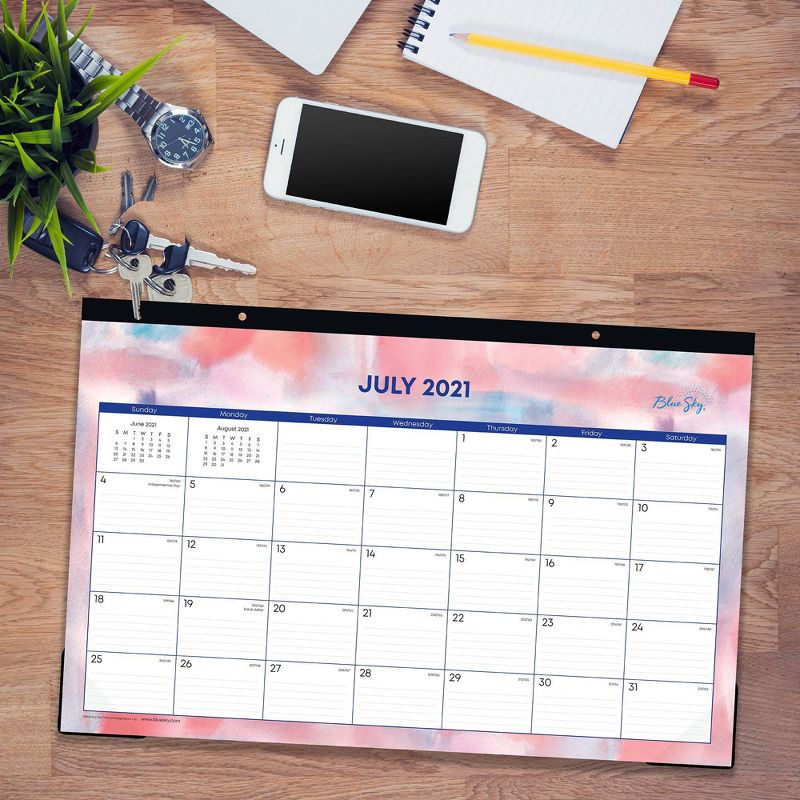 2021 The Everygirl Wall Calendar 15" x 12" Liam - Blue Sky