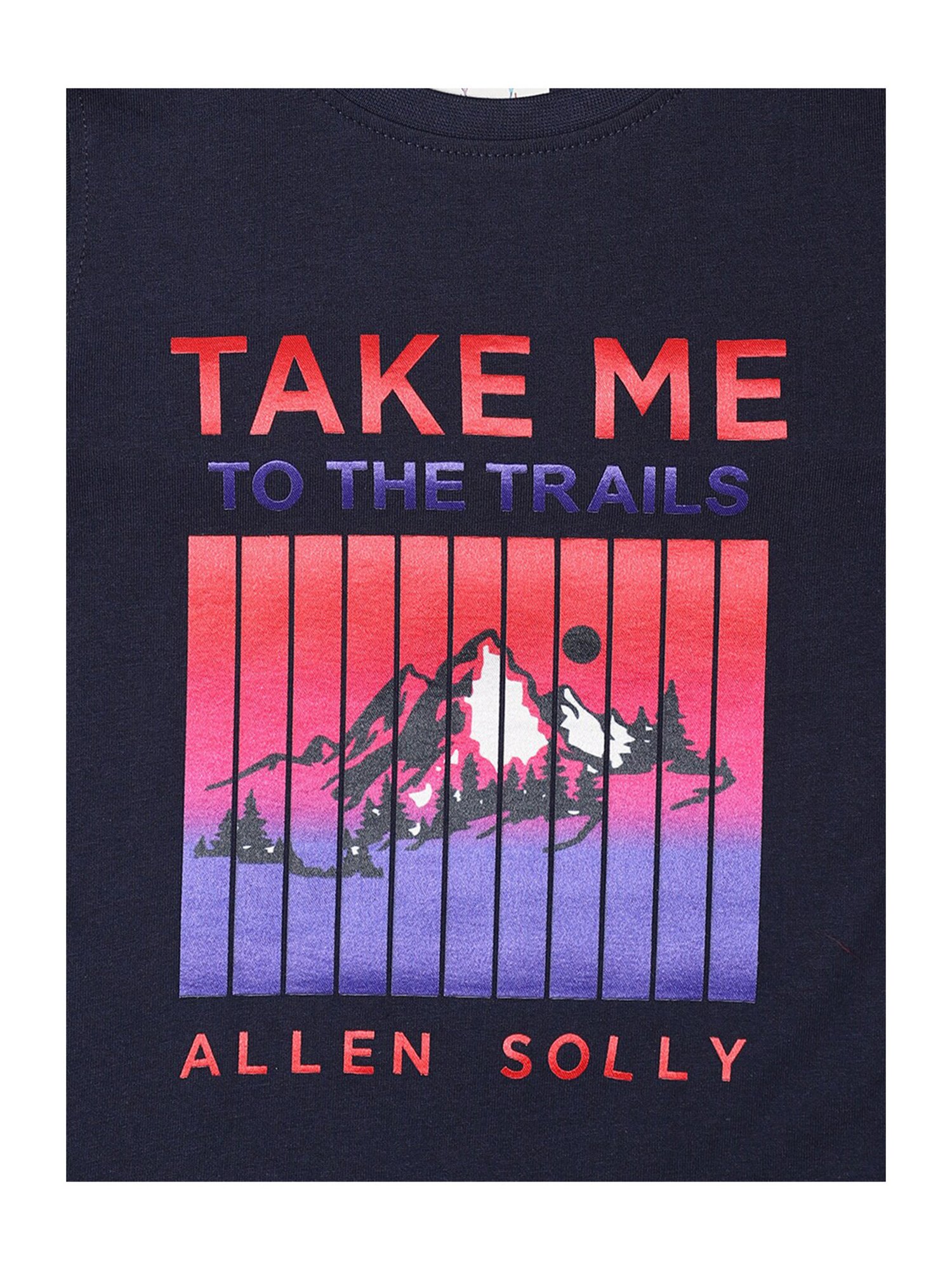 Allen Solly Junior Navy Printed T-Shirt