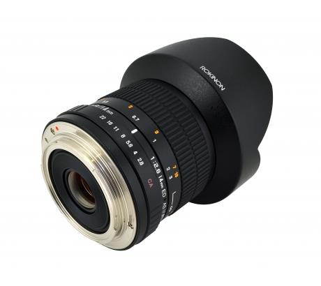 Rokinon 14mm f/2.8 IF ED UMC Manual Focus Lens with AE Chip for Canon EF Camera