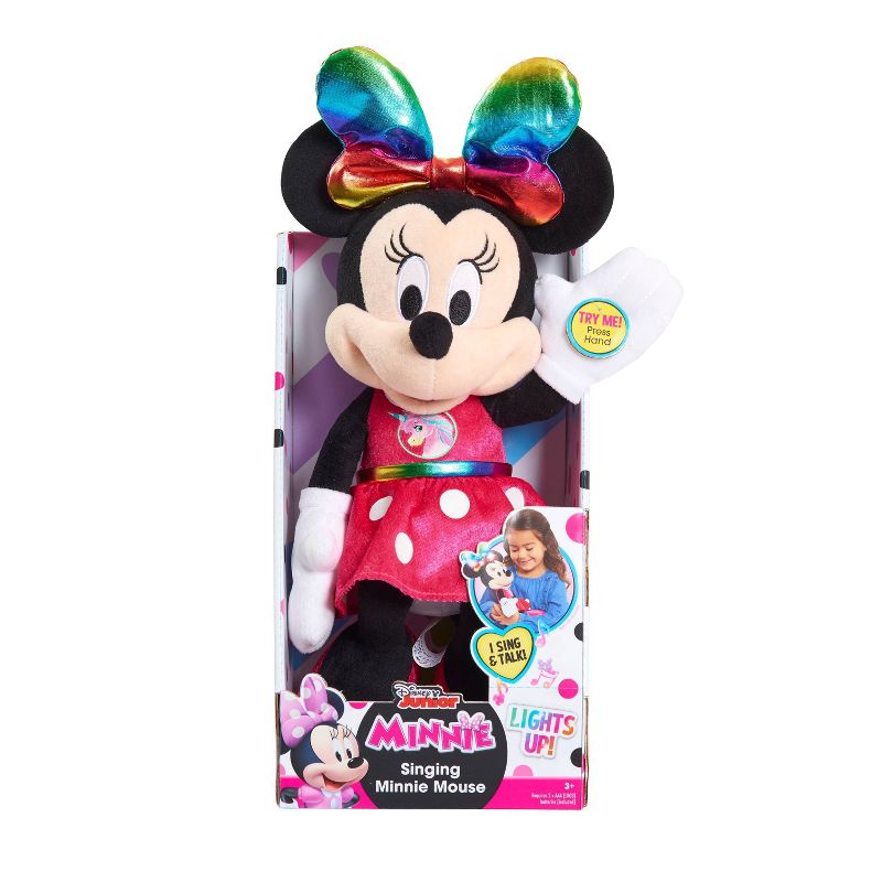 Disney Junior Minnie Mouse Sparkle & Sing 13'' Plush