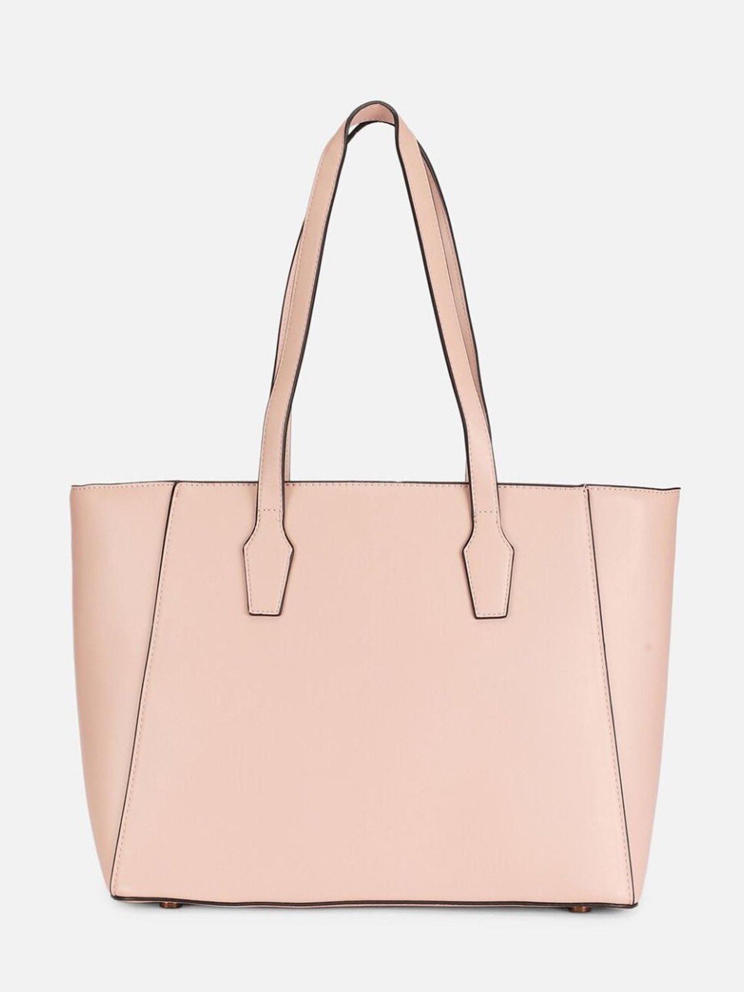 Van Heusen Pink PU Textured Tote Handbag